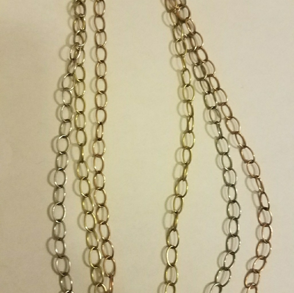 Sterling Silver Three Tier Necklace